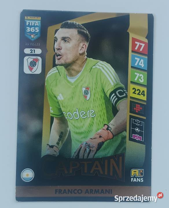 Franco Armani 21 karta Fifa 365 Adrenaline XL Zbylitowska Góra