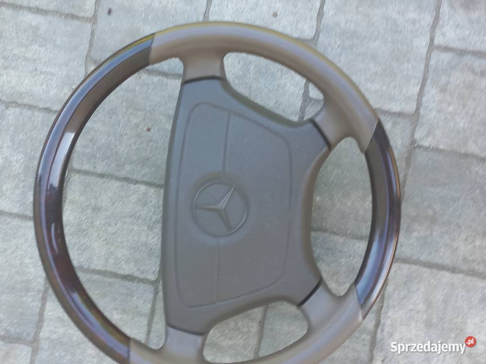 MERCEDES W210 KIEROWNICA BRAZOWA SKORA ORZECH