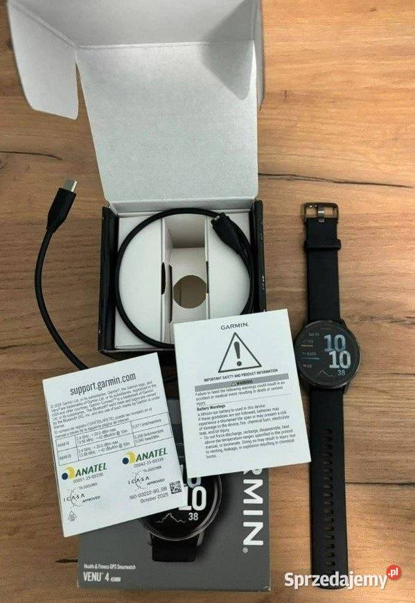 Garmin Venu 4 45 mm czarny Białystok sprzedam