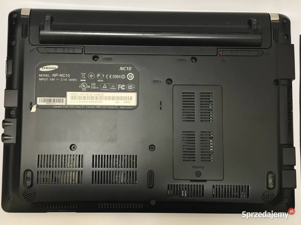 SAMSUNG NC10 1160 GB WXP Intel Atom 16GHz LAPTOP Warszawa sprzedam