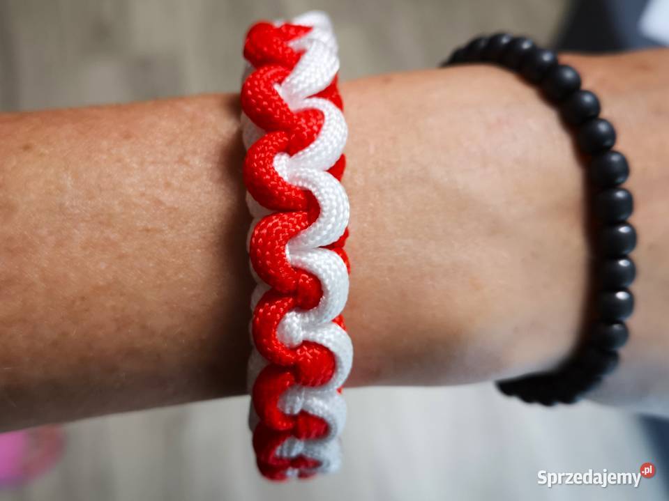 Bransoletka z paracordu splot Half Hitch Kielce