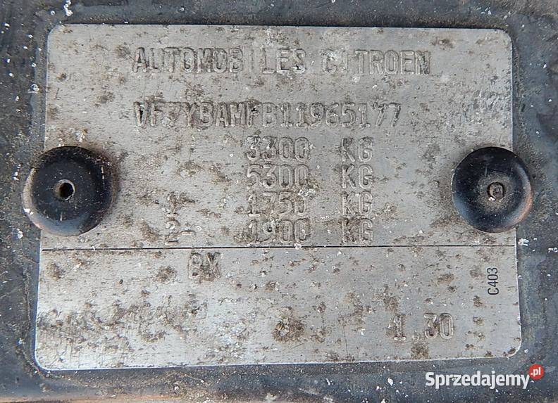 CITROEN JUMPER 2011 21980 ccm 101 mazowieckie Warszawa