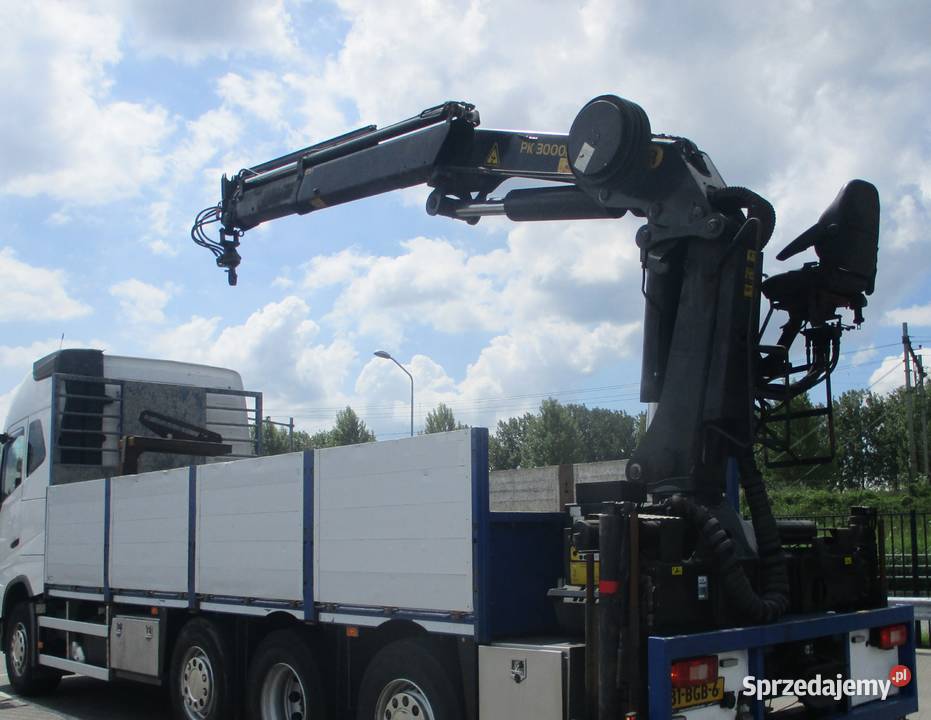 Volvo FH 8x4 skrzynia z dzwigiem do budowlanki Warszawa
