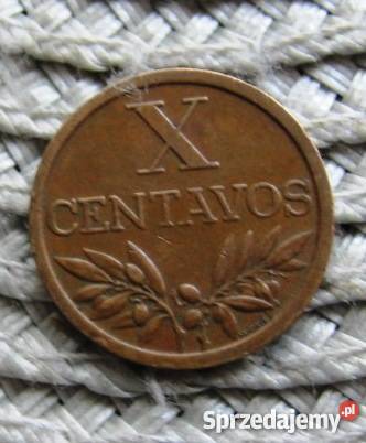 Portugalia X Centavos 1967r Numizmatyka Kalisz