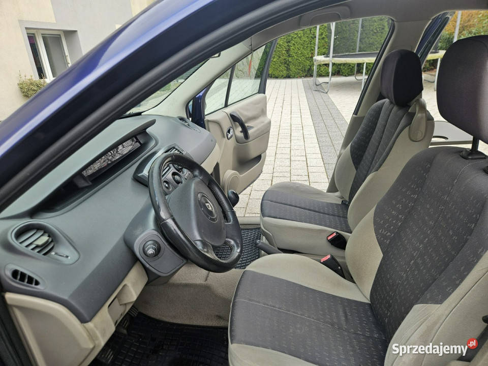 Renault Scenic 16 113 klima elektryka granatowy dolnośląskie Strzegom