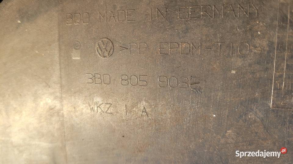 VW PASSAT B5 0005 LIFT SPOILER ZDERZAKA PRZOD Ruda Śląska