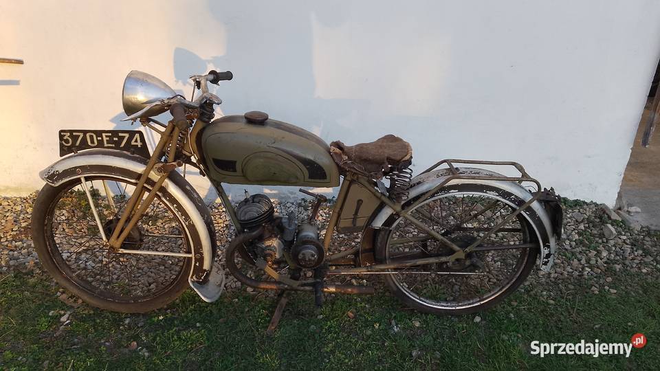 Monet Goyon motocykl zabytkowy SHL MO4 Rok produkcji 1938 Biadoliny Szlacheckie sprzedam
