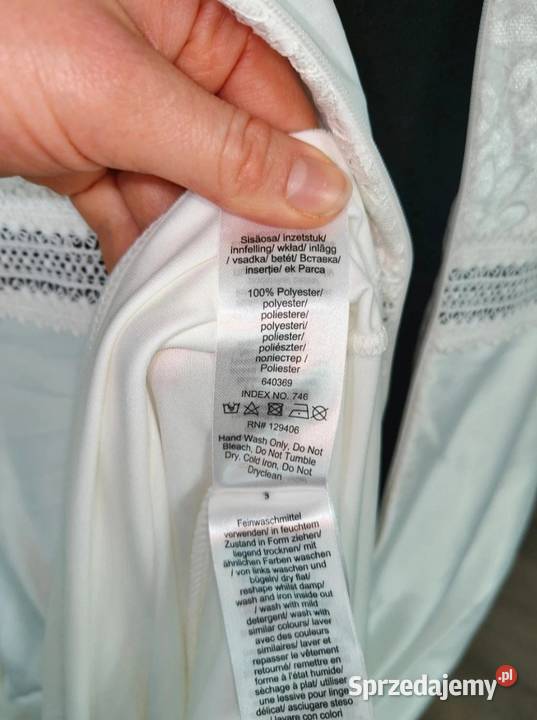 Sukienka ślubna satynowa 44 2XL Bonprix biała Suwałki