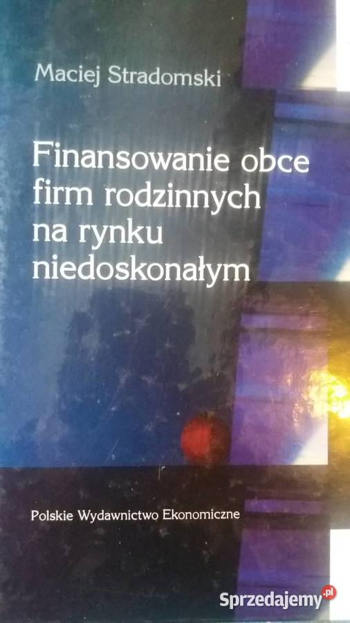 Stradomski książki Finansowanie obce firm Warszawa