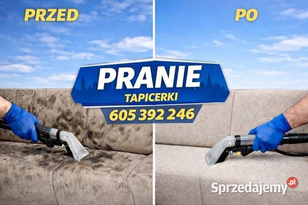 Pranie ekstrakcyjne tapicerki Wrocław w domu u