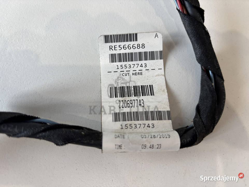 John Deere seria 6000 7000 8000 R wiązka el Jastrzębniki