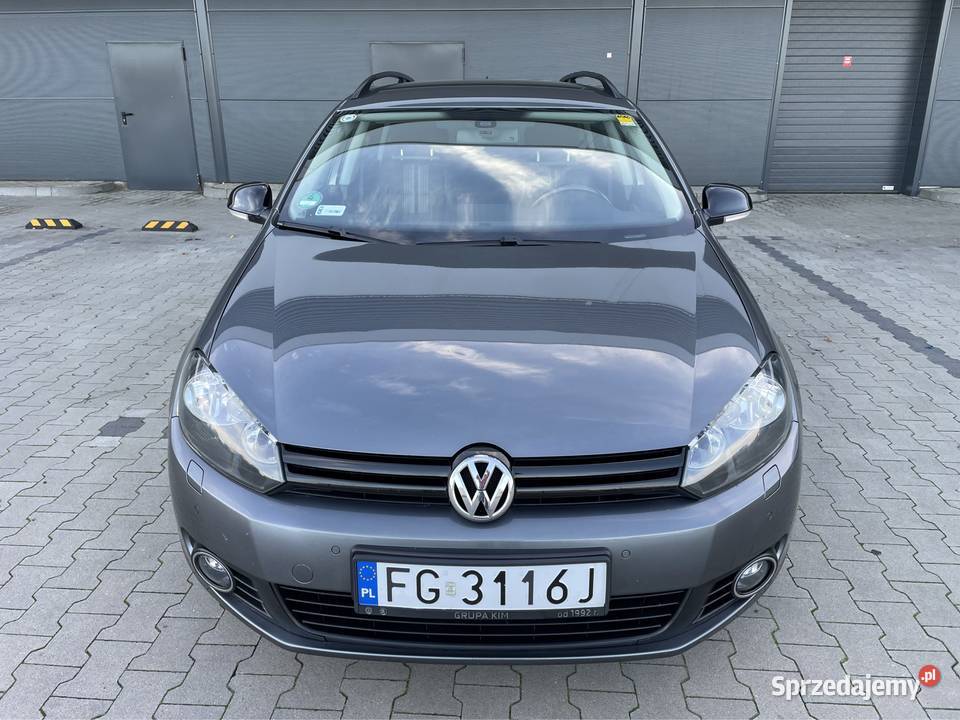 VW Golf VI Kombi 2012 16 TDI MATCH Grafitowy CD Golf Gorzów Wielkopolski