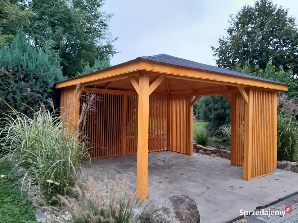 Altanka ogrodowa architektura drewniana