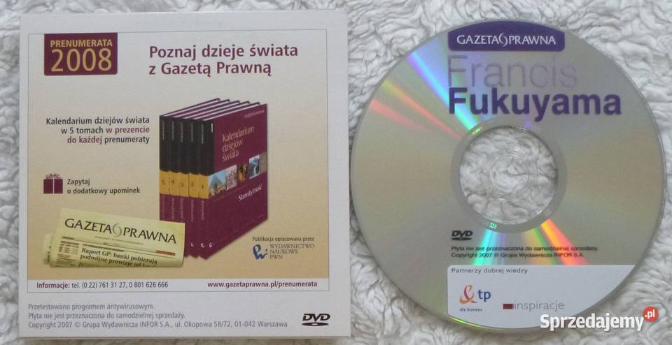DVD Fukuyama Rola biznesu w budowaniu kapitału Warszawa