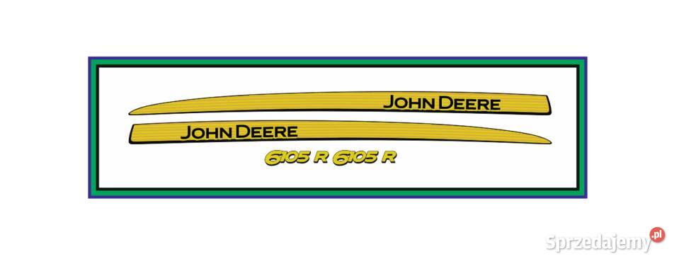 Naklejki na maskę Traktor Ciagnik John Deere Ciechanów
