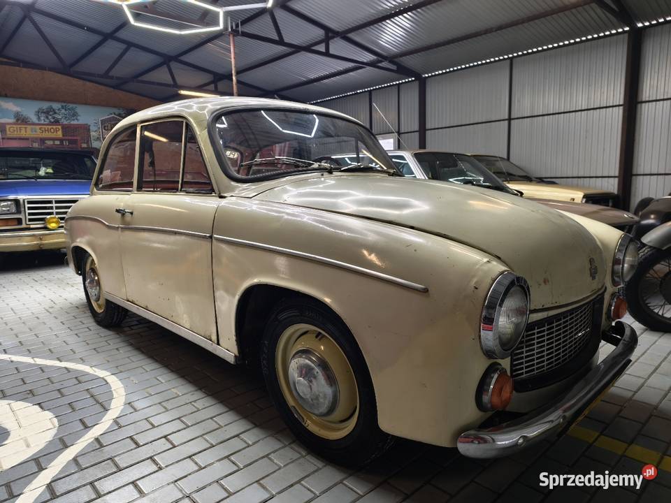 Syrena 105 żółte tablice