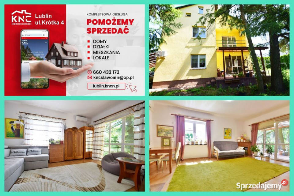 Zadbany dom do zamieszkania ładna działka Kraśnik