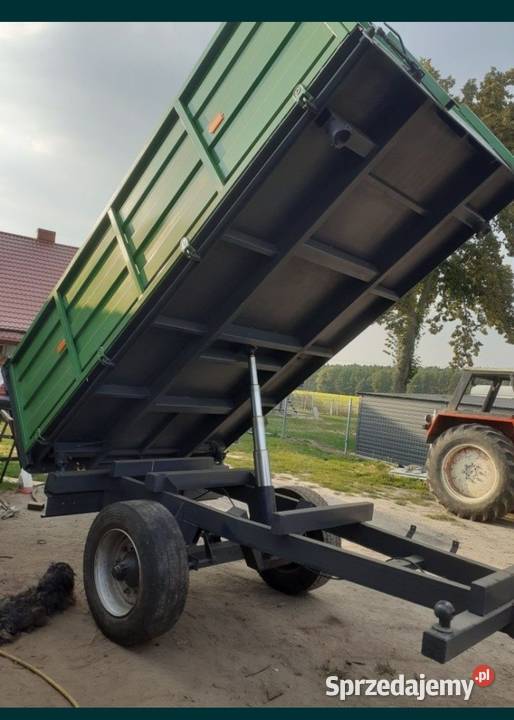 Przyczepa jednoosiowa wywrotka Bzowiec