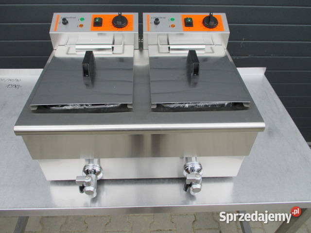 FRYTOWNICA PODWÓJNA Z KRANEM 2x8 L CATERINA Ostrów Wielkopolski sprzedam