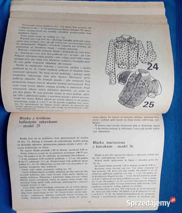 Zofia Hanus Nastolatka szyje sama MAW 1986 r wielkopolskie Koźminek