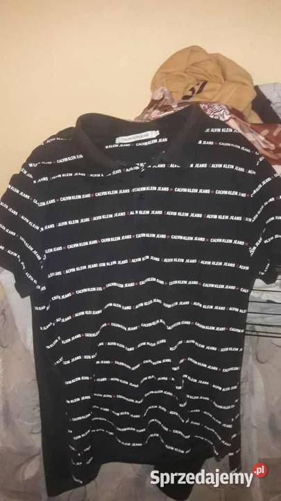 kOSZULKA Z KOŁNIERZYKIEM CALVIN CLAIN XL