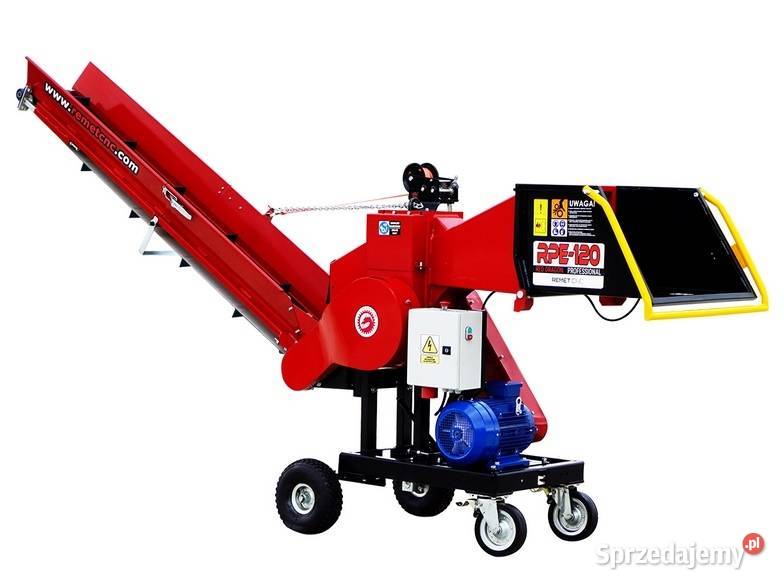 Rębak REMET CNC RPE120 11 kW taśmociąg 3 m 6 lubuskie Sulechów