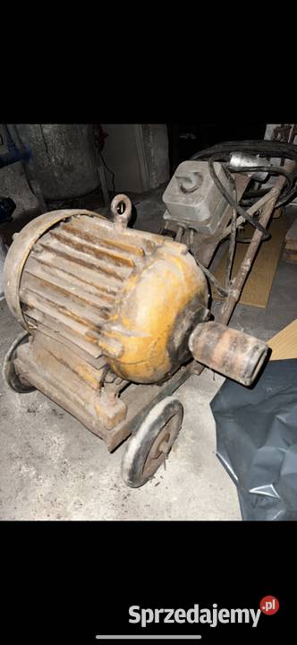 Silnik elektryczny 11 kW na wózku mazowieckie Ostrołęka
