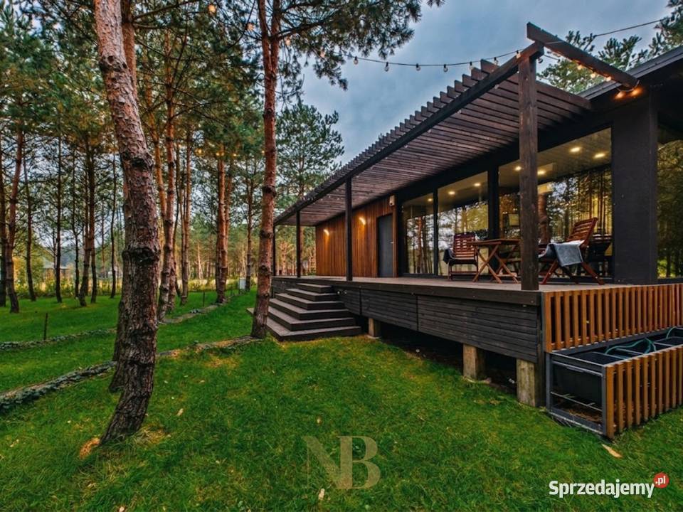 Tiny House na zalesionej działce 1250m w Dolinie Tomczyn
