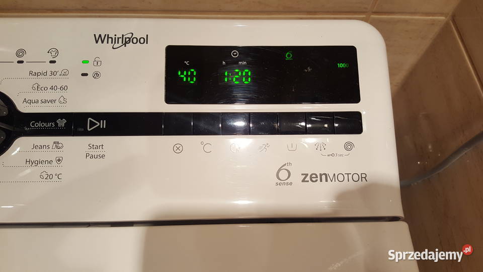 Pralka Whirpool Nowa Gwarancja 1 wolnostojące lubuskie Zielona Góra