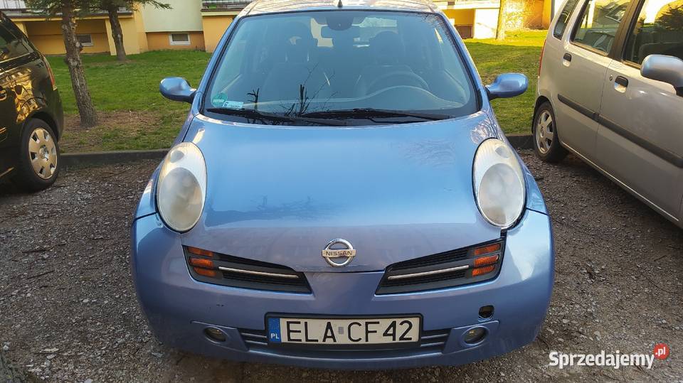 Nissan Micra K12 Tekna 14 88 niski przebieg Łask