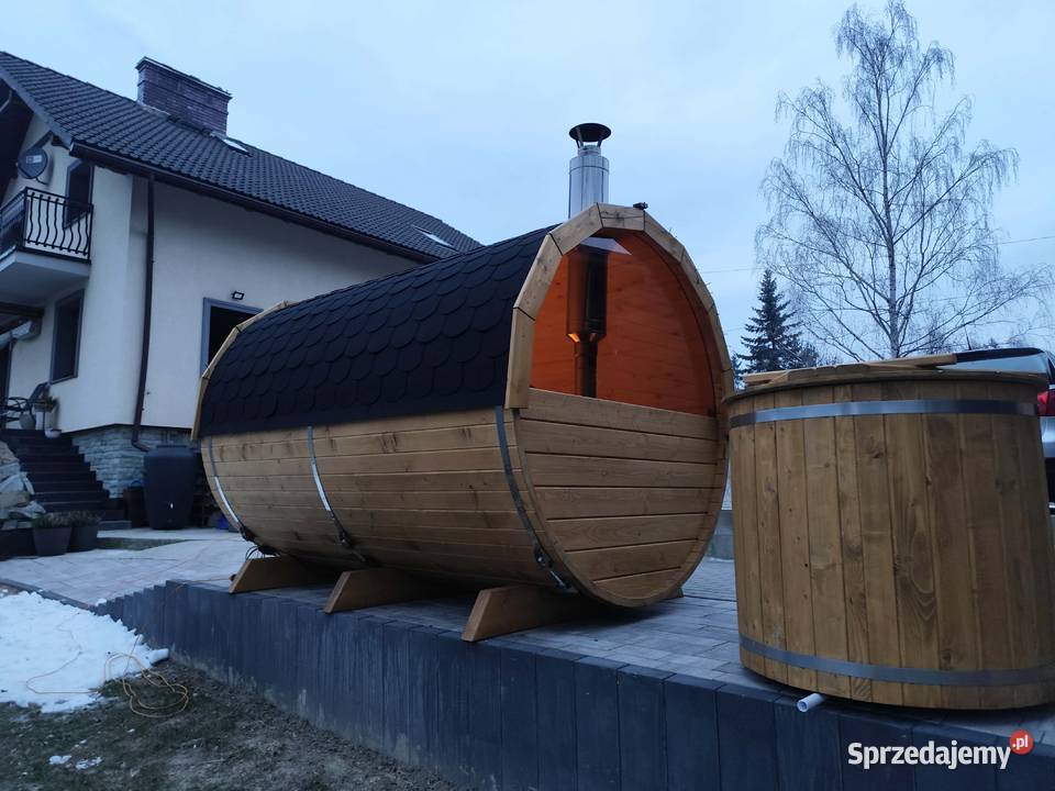 Sauna ogrodowa Biberhaus 3 m przedsionek balia Skoczów