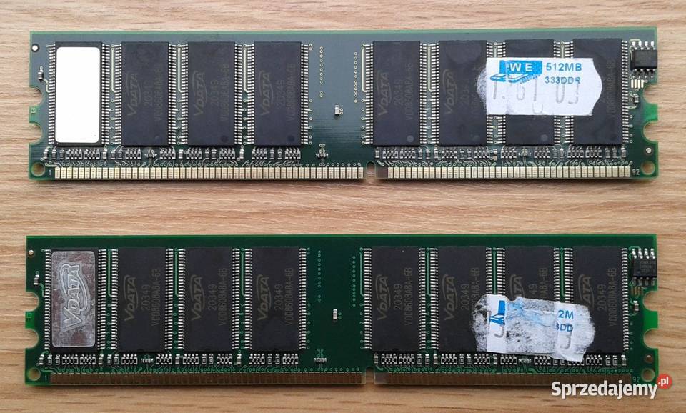 Pamięć VDATA MDGVD4F3H41XB1CZ2 DDR25 512 MB 16 Gliwice sprzedam