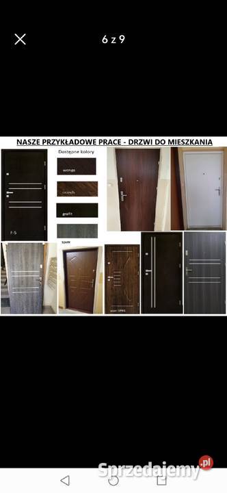 Drzwi zewnętrzne wewnątrzklatkowe Drzwi zewnętrzne Stalowa Wola