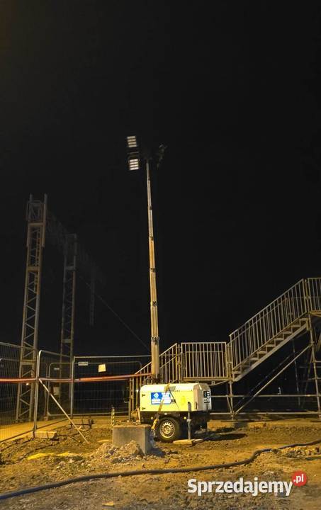 Oświetlenie budowlane Maszt Słup Latarnia Tower Góra