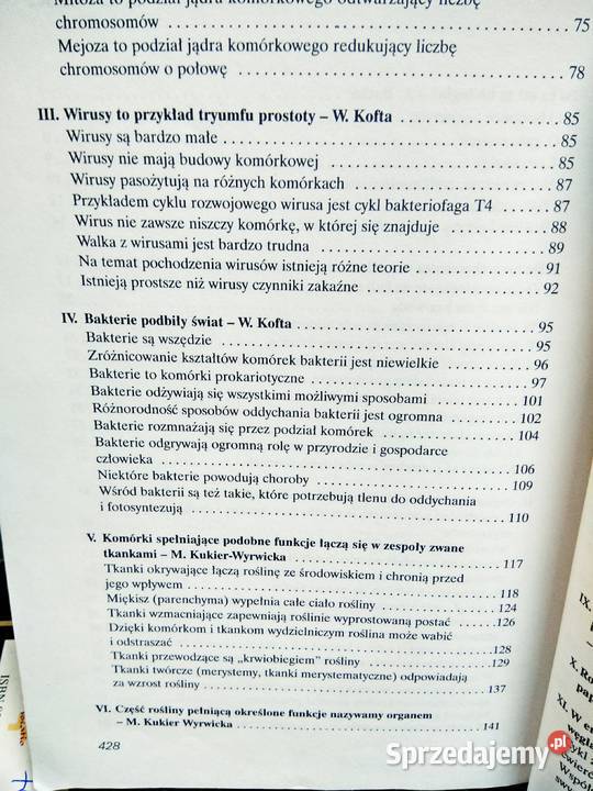 Botanika i biologia komórki outlet książki