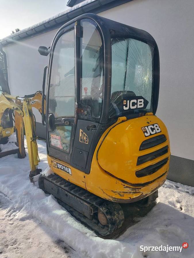 Minikoparka JCB 8016 2012 Rok produkcji 2012 Niepołomice
