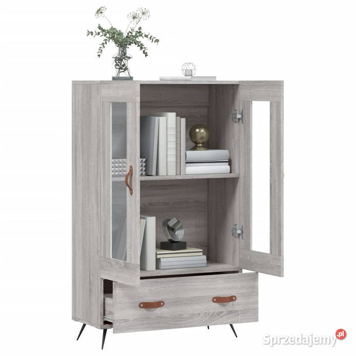 Wysoka szafka szary dąb sonoma 695x31x115 mazowieckie sprzedam