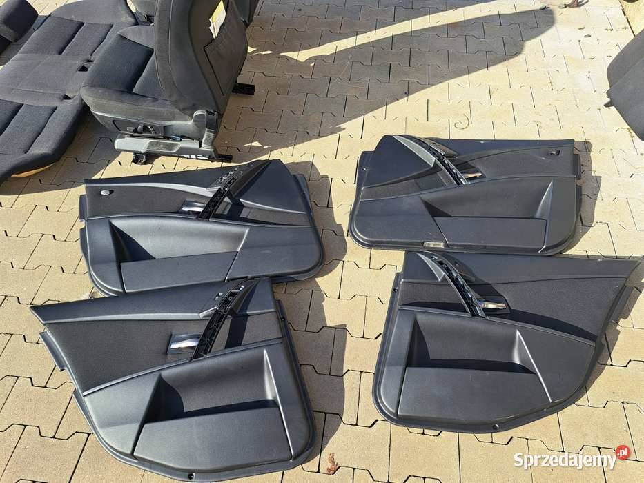 Wnętrze fotele kanapa boczki BMW e60 elektryczne Fotele i kanapy Lwówek Śląski