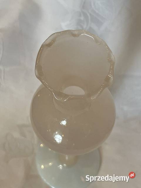 Wazon PRL Krakowski Instytut Szkła falowany sprzedam