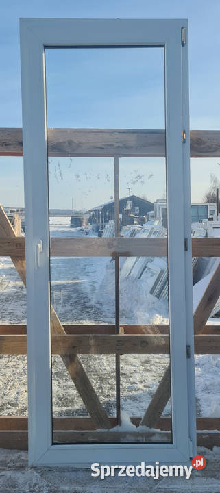 OKNA KacprzaK 86X219 Okno Balkonowe Używane PCV Siedlce
