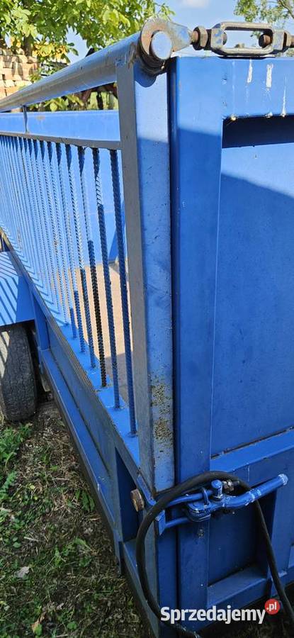 Przyczepka dwukołówka do przewozu bydła Laskowa sprzedam
