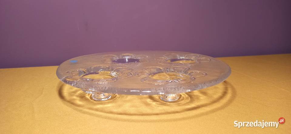 Finlandia szkło artystyczne MERI LASI świecznik Jasień