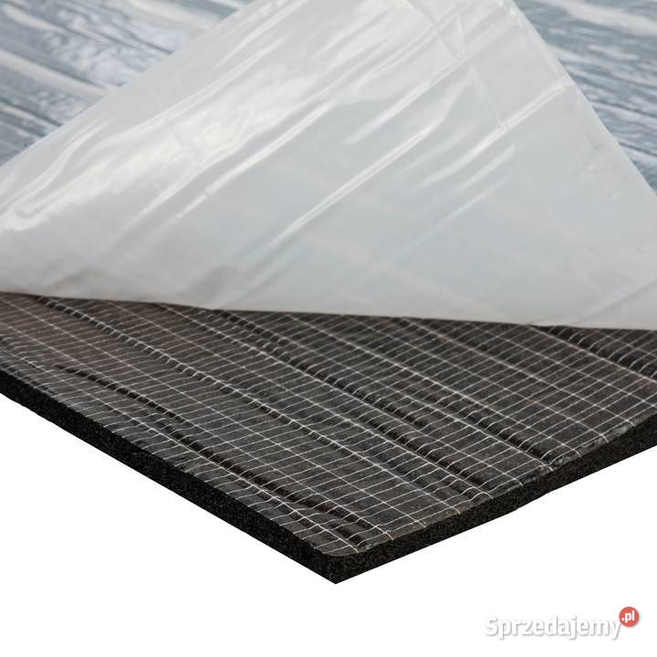 Mata pianka gumowa termoizolacyjna z aluminium