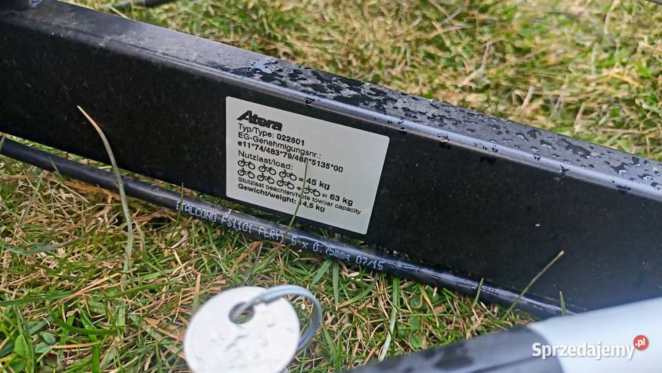 Bagażnik hak Atera Strada DL3 45 13pin 3 row st Rybarzowice