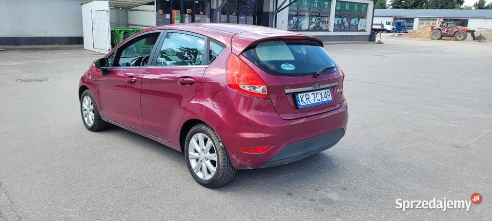 Ford Fiesta MK7 14 polski salon 62 bordowy Kraków