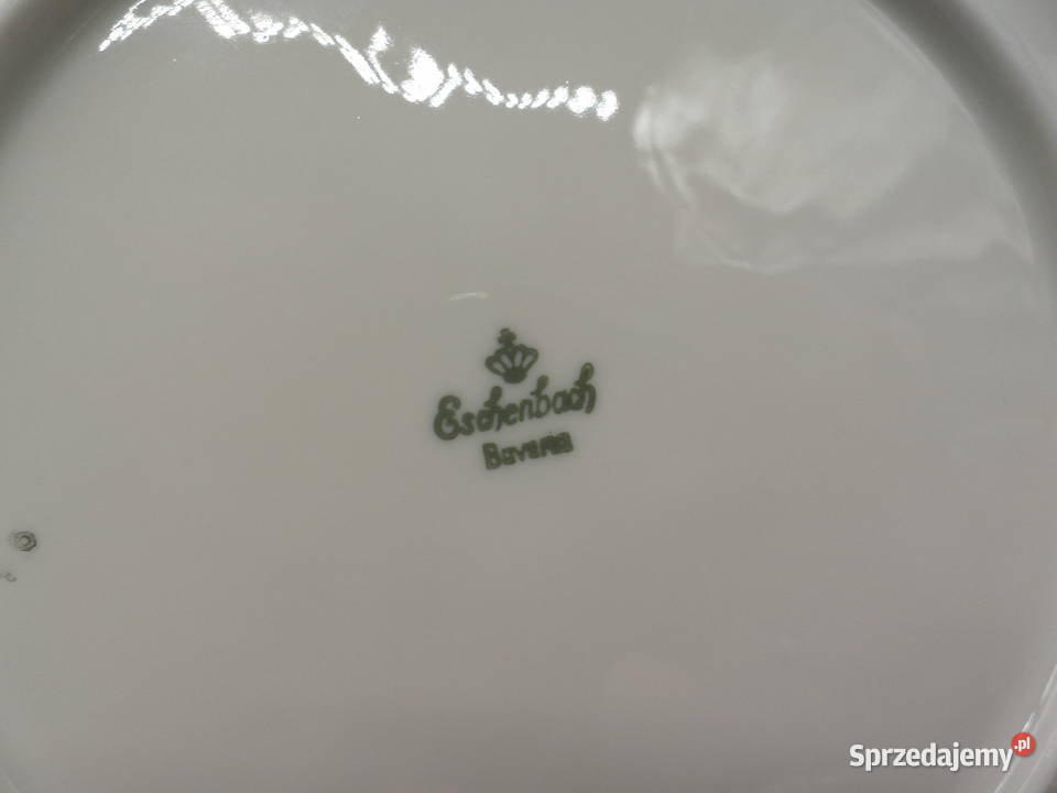 Talerzyki deserowe 5 ecru Eschenbach wielkopolskie Raszków