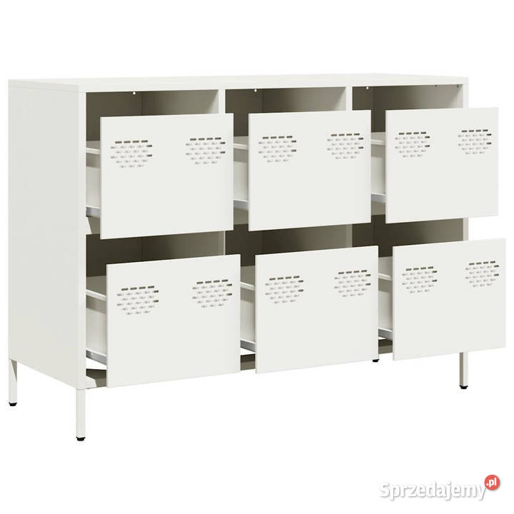 Szafka biała 1015x39x735 stal walcowana na zimno