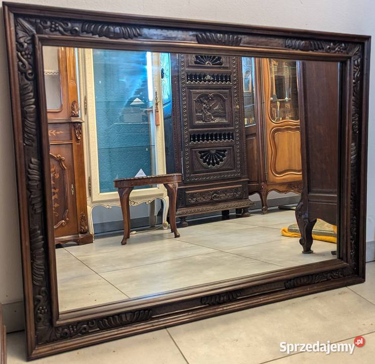 pięknie zdobione lustro sklep Dąbrowa Górnicza