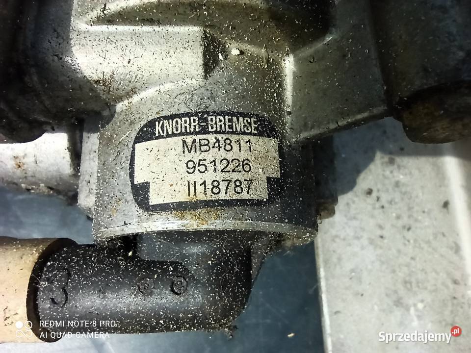 Zawór główny hamulcowy MAN L2000 KNORR MB4811 Bednary sprzedam