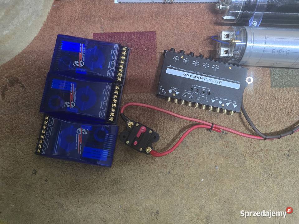 wzmacniacze kondesatory equalizer helix Chełm Śląski